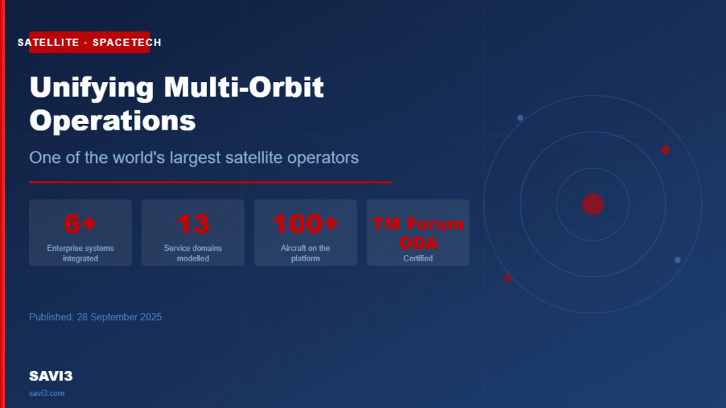Unifying Multi-Orbit Operations for One of the World's Largest Satellite Operators
